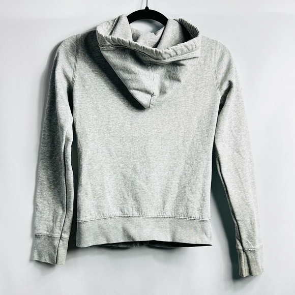Aéropostale Sz XS Gray w/ Blue Bold Print On Front of Full Zip Hooded Jacket - Picture 7 of 9